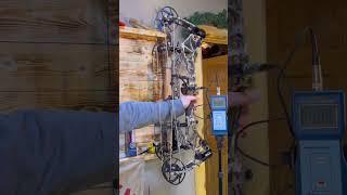 Vibration testing Bear Execute 30 #shorts #archery #viral