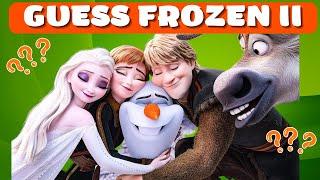 FROZEN 2️ BEST QUIZ | How well you know  about Anna, Elsa and Friends | Guess Frozen