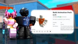 TRYING The NEW ANIMATION PACK In ROBLOX MM2