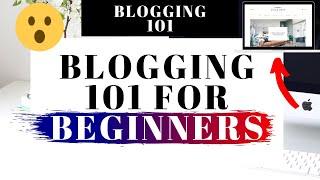 Blogging 101 For Beginners | How To Start A Blog In 2024