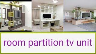 room partition with tv unit | tv unit ideas  