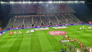 Braga - FC Famalicao 3-3 the players are entering the Estadio Municipal de Braga 16.12.2024