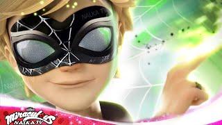 New Transformation SPIDER NOIR MIRACULOUS | SEASON 4 |Hawk Moth Ladybug and Cat Noir (Fanmade)