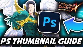 HOW TO MAKE A GACHA GAME THUMBNAIL ON PHOTOSHOP!!! VERY HELPFUL FOR NEW CONTENT CREATORS!!