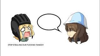 Pravda vs Continuation be like (njet molotoff edition) | Girls und Panzer