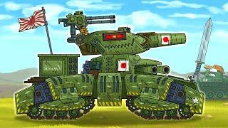 NOW YOU ARE A JAPANESE MONSTER - RIP THE KV-44! - Cartoons about tanks