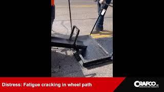 Crafco Mastic One: Repairing fatigue cracking in wheel path