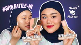 CHARLOTTE TILBURRY VS ELF BAGUSAN MANA? Hollywood Flawless Filter or Halo Glow Liquid Filter