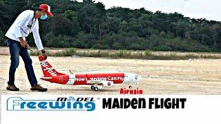 FREEWING AL37 AIRASIA AIRLINER REVIEW AND FIRST FLIGHT DI KELAS PENERBANGAN YOEP