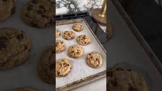 the easiest hack to get perfectly rounded cookies #cookie #hacks #tips