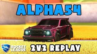 Alpha54 Ranked 2v2 POV #482 - Rocket League Replays