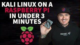 Install Kali Linux 2022 on Raspberry Pi 4 B (Under 3 Minutes)