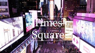 Times Square 4k Drone