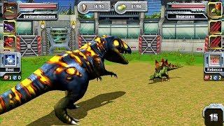 Jurassic Park Builder JURASSIC Tournament Android Gameplay - Max Level Carcharodontosaurus