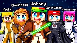 Having a STAR WARS FAMILY in Minecraft!