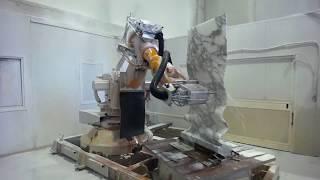 "Untitled 50069744" | Robotic Marble Sculpting Timelapse