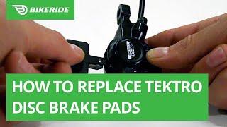 How to Replace Tektro Disc Brake Pads