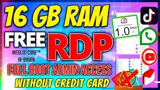 How To Get FREE Windows RDP In 2024 for lifetime | RDP kaise banaye | cloud rdp | rdp cal