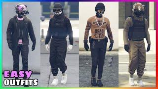 Top 4 Easy To Make Male Tryhard Outfits Using Clothing Glitches #4 (GTA Online)