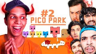 انقد بچه هارو اذیت کردم دیگه نمیخوان با من بازی کنن - Pico Park #2