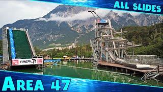 EXTREME WATER SLIDES at Area 47 in Tirol, Austria 2020!