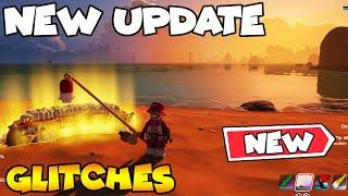 NEW UPDATE Lego Fortnite NEW Glitches FISHING HURRY UP NEW UPDATE...