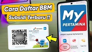 Cara Daftar BBM Subsidi di MyPertamina | Langsung Jadi