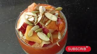 Papaya chia seeds delight| Healthy and delicious|#food #ytshorts