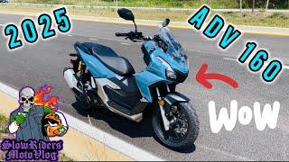 New 2025 Honda ADV160 Close Look and Walk Around and Short Ride!!