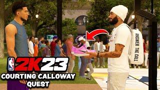 NBA 2K23 My Career - Courting Calloway Full Quest (Fashion District All Cutscenes)