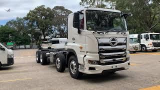 Hino 700 Series Heavy Duty Truck Review Sydney Australia - FY3248 AMT Twin Steer 8x4 Cab