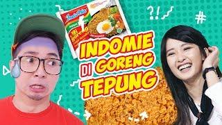 INDOMIE diGORENG TEPUNG Wkwkwkwk enak gak ya? #EGY