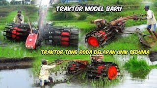 Traktor Tong Roda dobel delapan traktor tanah lumpur tabelan