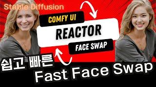  ComfyUI Fast Face Swap Reactor | Easy and Fastest Use of Face Changing Reactor