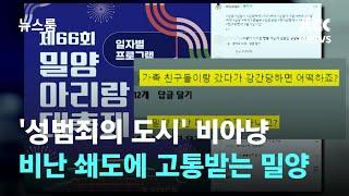 '성범죄의 도시' 비아냥…원색적 비난 쇄도에 고통받는 밀양 / JTBC 뉴스룸