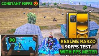 REALME NARZO 70 TURBO 90FPS BGMI TEST WITH FPS METER | PUBG | CONSTANT 90FPS |