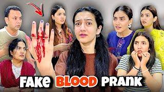 Fake Blood Prank With My Family | Scariest Vlog | Rabia Faisal | Sistrology