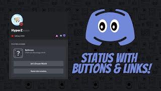 How to get buttons on your discord status!