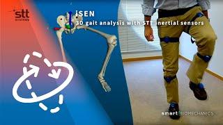 3D gait analysis with STT inertial sensors