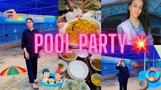 [family poolparty]sab ne bhot maza kya maryam ko biryani nahi mili 