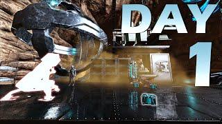 We Claimed Church Cave Day 1 Of Wipe! | Ark PvP