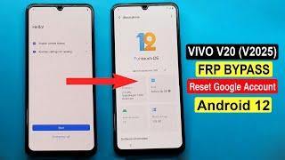 Vivo V20 FRP Bypass Android 12 | Vivo Android 12 Google Lock Unlock | Latest Security 2022 |