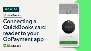 How to connect your QuickBooks card reader to your GoPayment app and make a sale