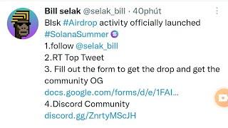 SOLBlsk Airdrop