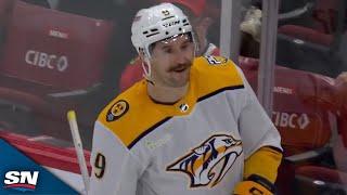 Predators' Filip Forsberg Fires Home His 11th NHL Hat Trick