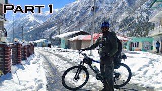 Chitkul to Shimla (Rampur): Epic Snowy Downhill Cycling Part 1| Adventure Begins!|Devashish Sharma