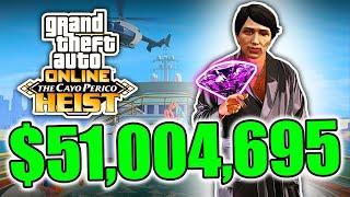 Exploiting Cayo Perico Gl1tch Until Rockstar is PISSED *$51,004,695* | Solo, Friends And Viewers