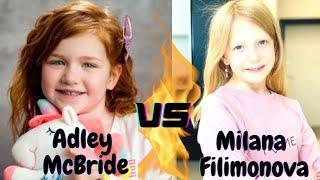 Adley McBride VS Milana Filimonova Stunning Transformation ⭐ From Baby To Now