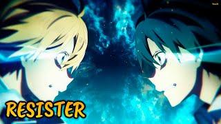 【Lyrics AMV】 Sword Art Online Alicization OP 2 Full 〈RESISTER - ASCA〉