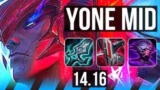 YONE vs ZIGGS (MID) | 600+ games, Godlike | NA Master | 14.16